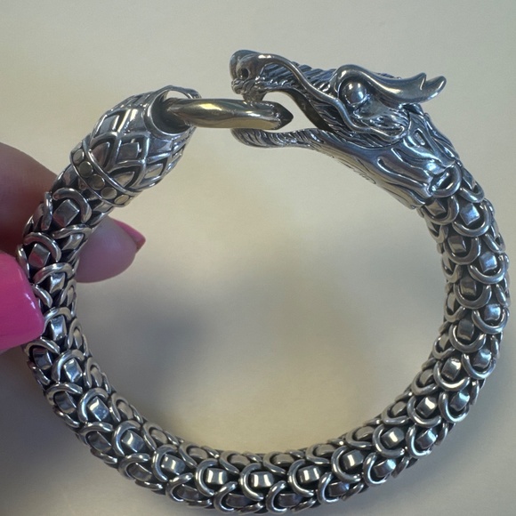 John Hardy Naga bracelet with gold accents - Picture 2 of 4